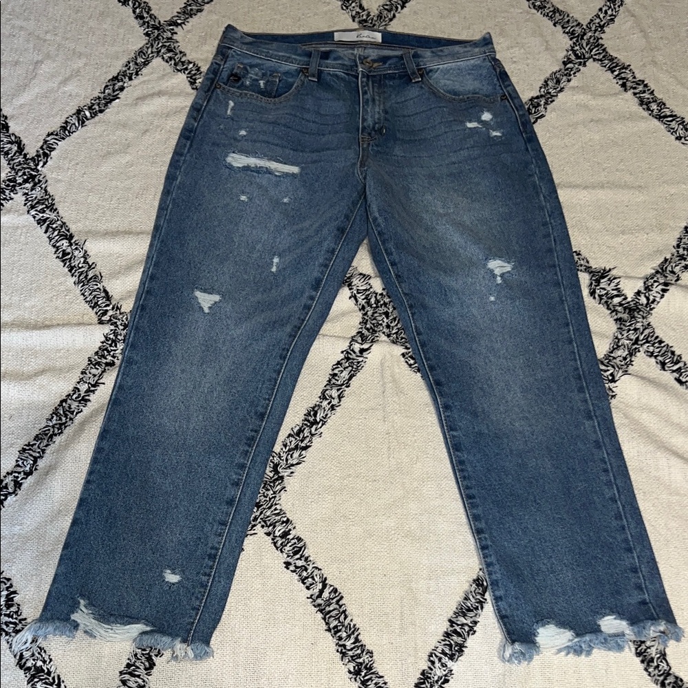 Kancan Michelle High Rise Slim Straight Leg Jeans Size 7/27